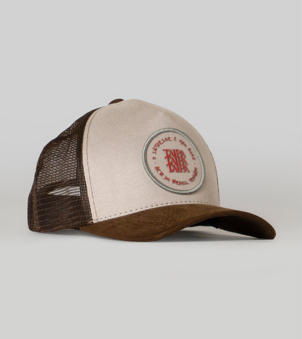 Boné Meu Guia - Trucker Cinza