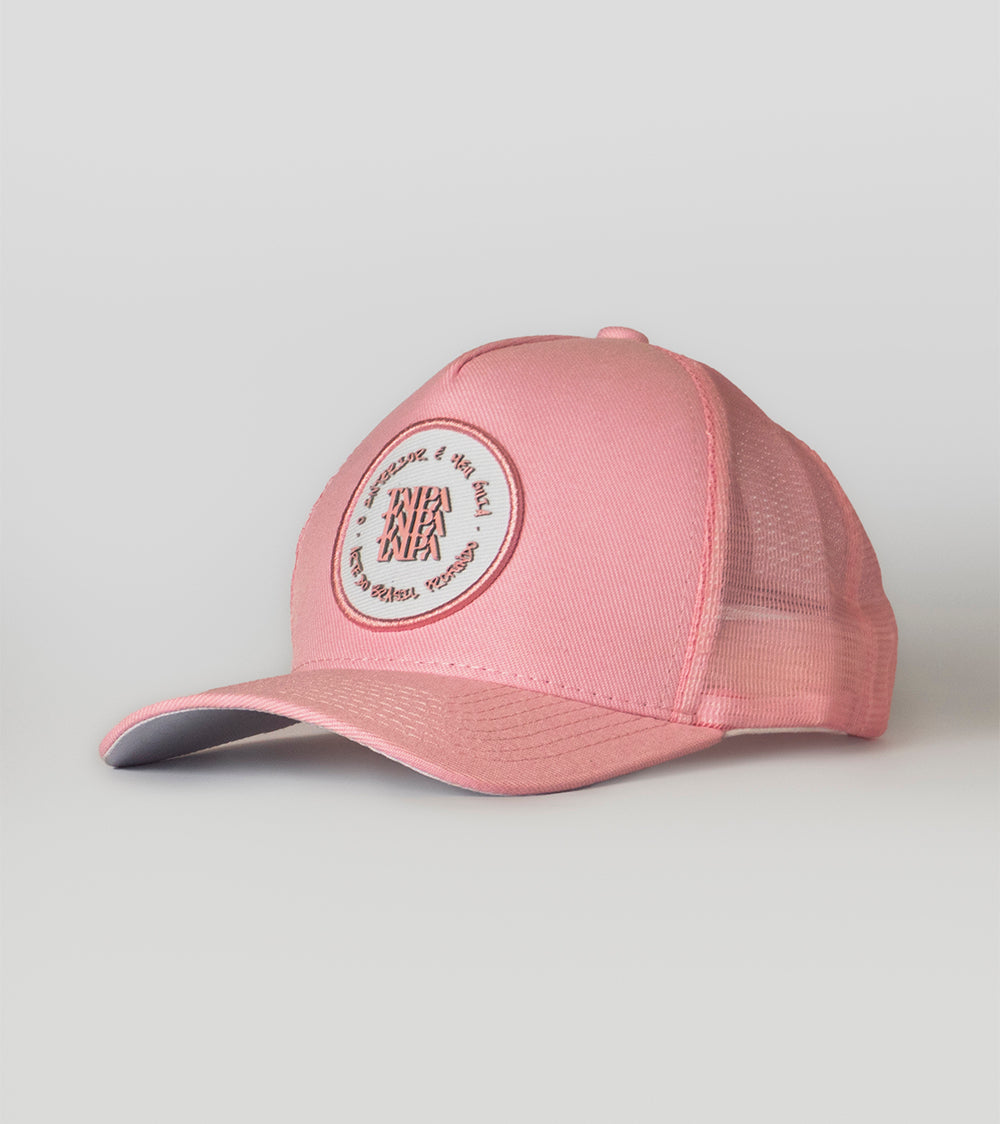 Boné Meu Guia - Trucker Rosa