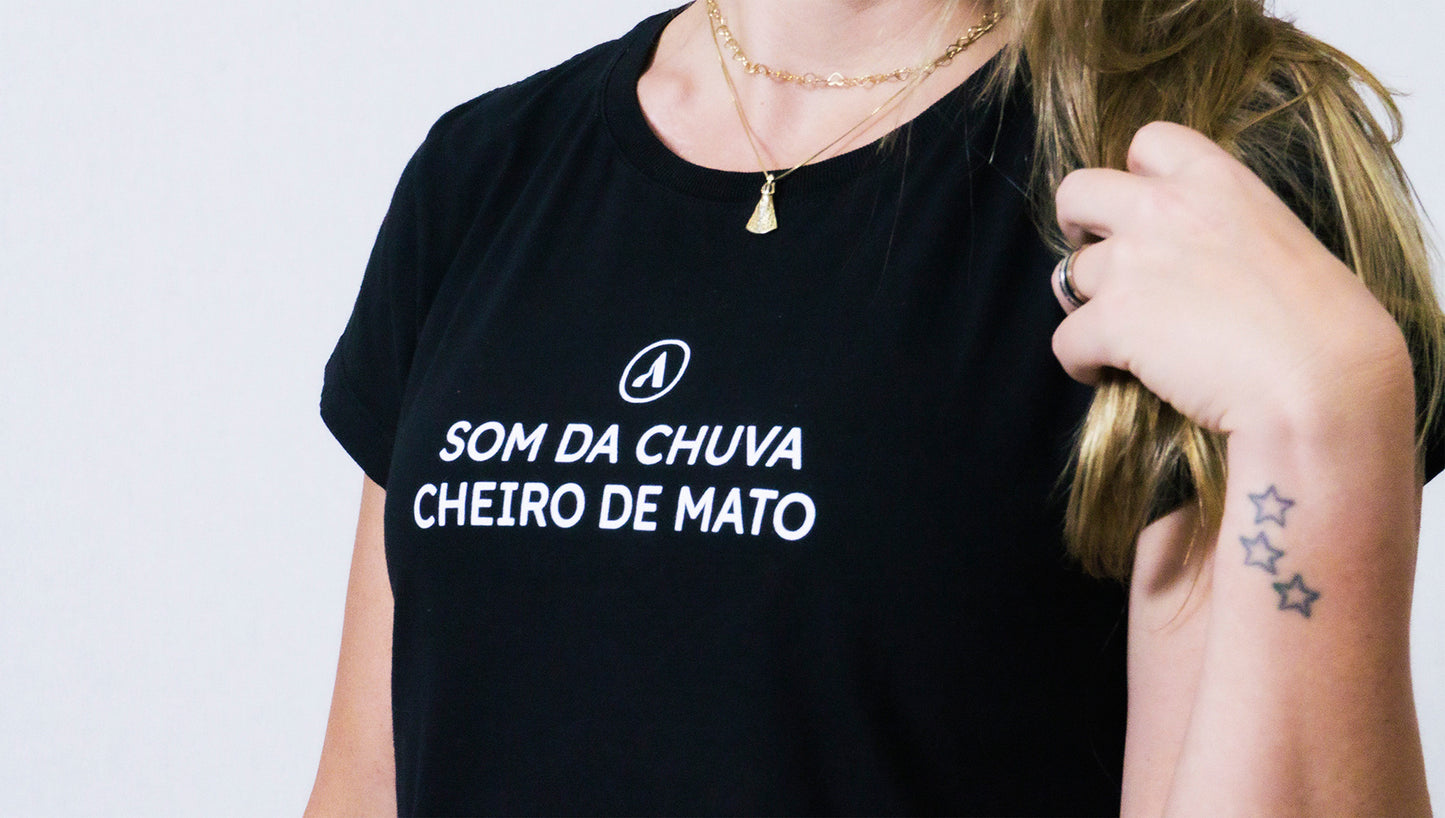 Cropped Som da Chuva Preto