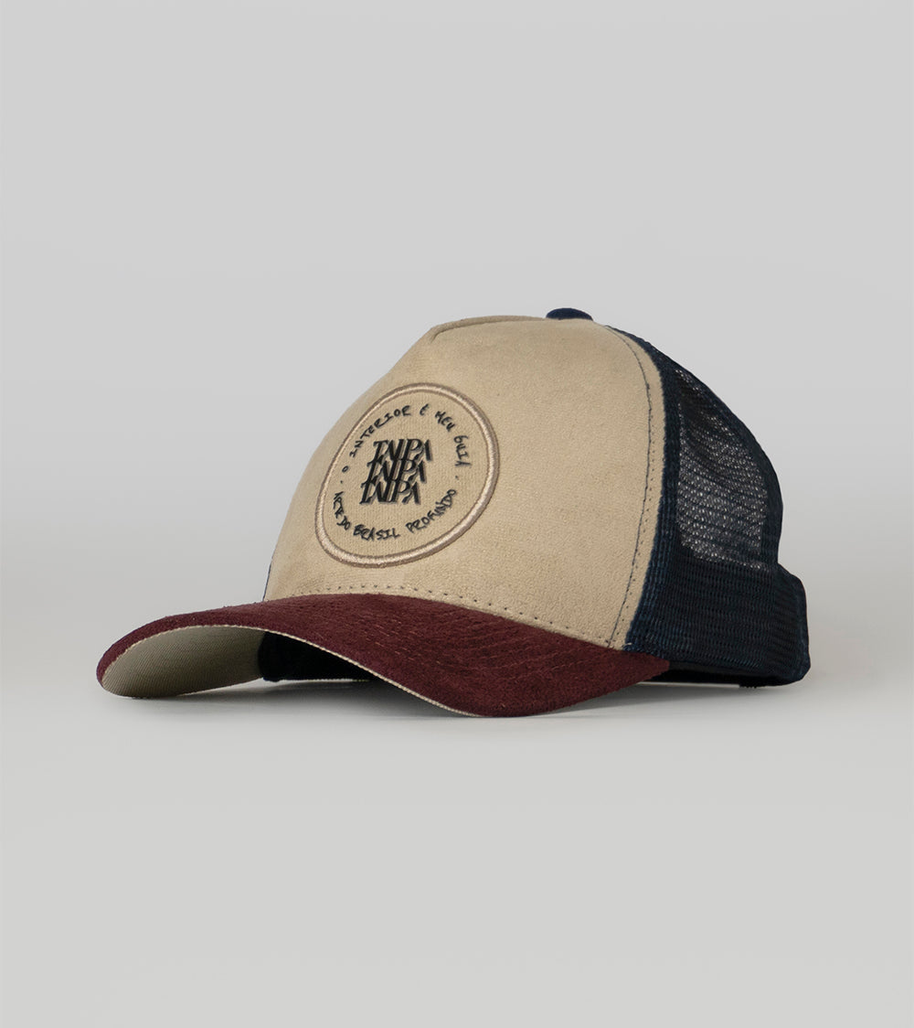 Boné Meu Guia - Trucker Vinho