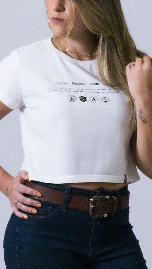 Cropped Selos e Versos