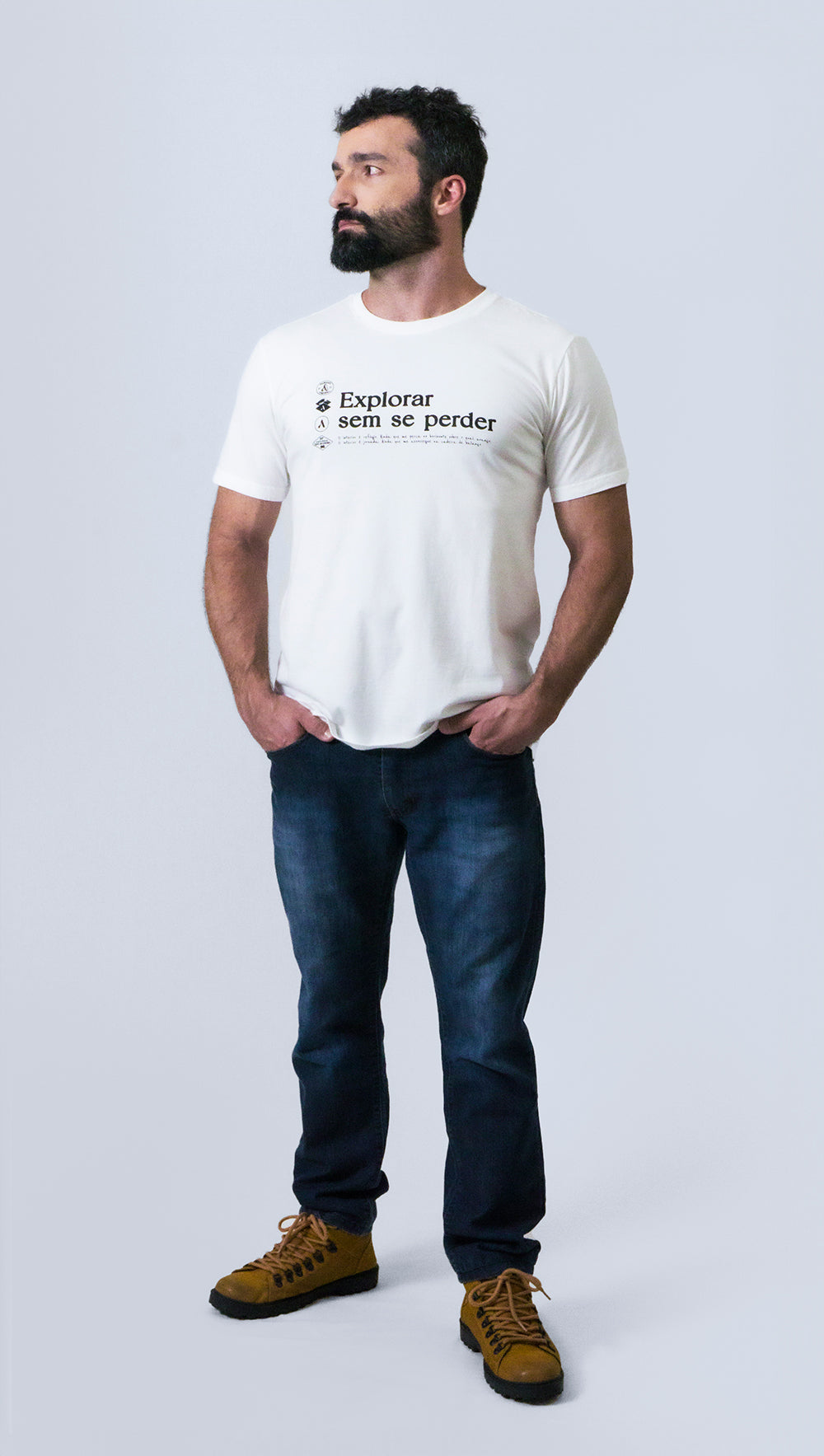 Camiseta  Explorar - Selos e Versos