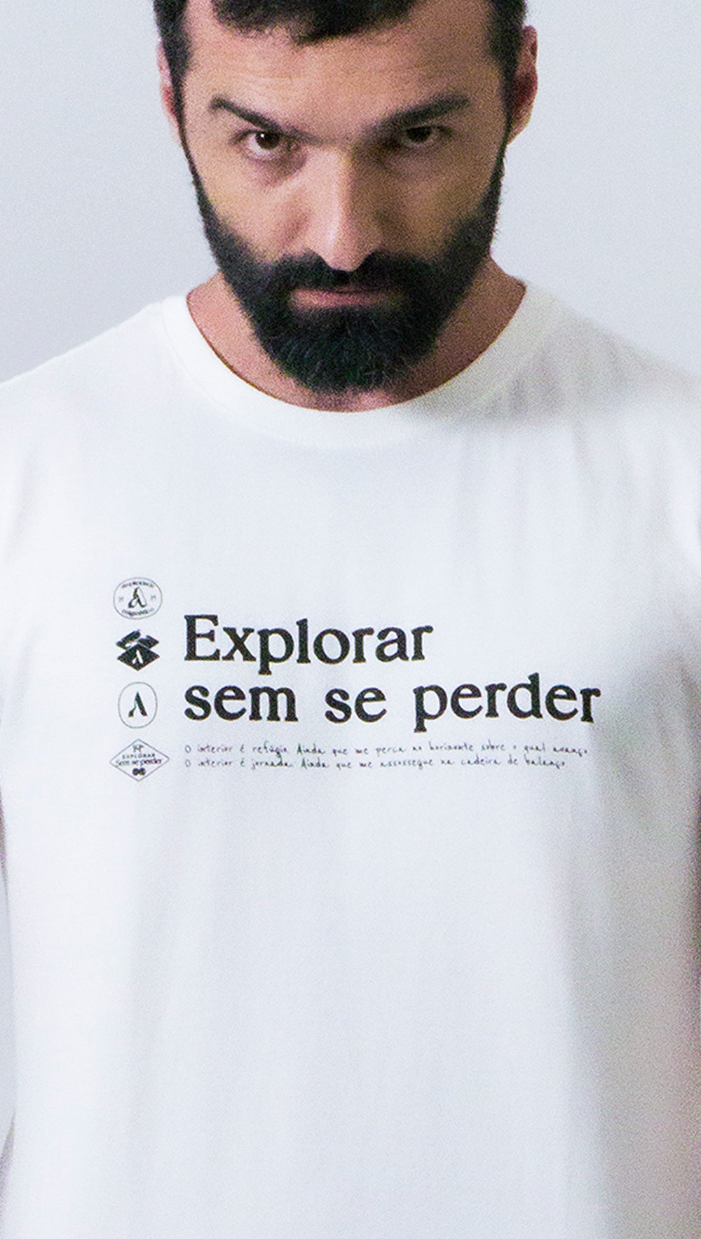 Camiseta  Explorar - Selos e Versos